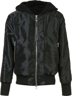 hooded bomber jacket  Daniel Patrick