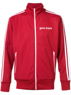 logo zip cardigan  Palm Angels