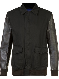 contrast sleeve bomber jacket  Junya Watanabe Comme Des Garçons