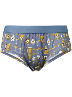 jazz club print briefs Dolce & Gabbana