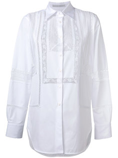 рубашка с кружевной отделкой Ermanno Scervino