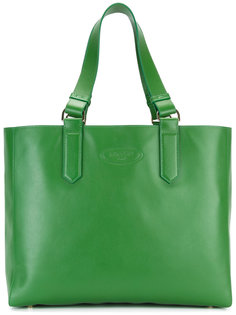logo embossed tote Lanvin