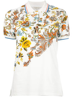 floral print polo shirt Etro