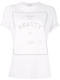 футболка There is beauty in simplicity Brunello Cucinelli