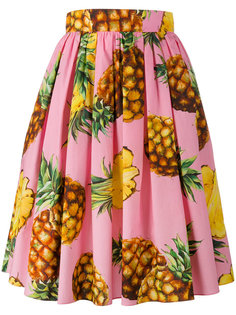 pineapple print midi skirt Dolce &amp; Gabbana