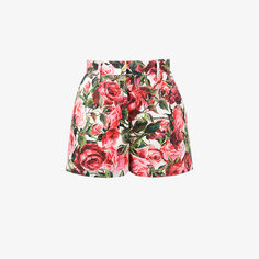 rose print shorts Dolce &amp; Gabbana