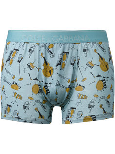 jazz print boxer shorts Dolce & Gabbana
