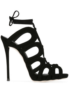 lace-up stiletto sandals Giuseppe Zanotti Design
