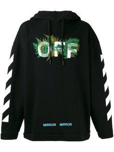 толстовка с капюшоном Diagonals Ferns Off-White