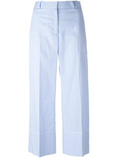 укороченные брюки в полоску Ermanno Scervino