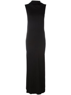 вечернее платье с V-образным вырезом на спине Rick Owens DRKSHDW