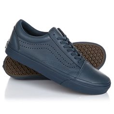 Кеды кроссовки низкие Vans Old Skool Reissue leather Midni