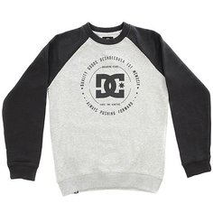 Толстовка классическая детская DC Rebuilt Raglan Black/Grey Heather