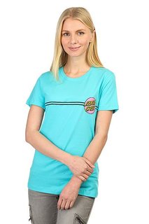 Футболка женская Santa Cruz Other Dot Fine Jersey Tahiti Blue