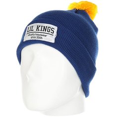Шапка Lil Kings Pon-pon Contrast Blue
