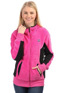 Толстовка утепленная женская Volcom Novo Zip Plush Jacket Pink
