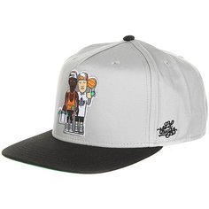 Бейсболка с прямым козырьком K1X La Sizzlers Snapback Cap Grey/Black