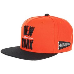 Бейсболка с прямым козырьком K1X Ny Franchise Snapback Cap Black/Orange