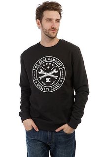 Толстовка классическая DC Equipment Crew Black