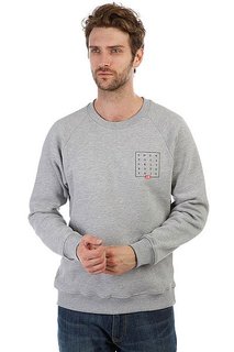 Толстовка классическая Skills Slogan Quad Sweatshirt Серый