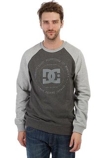 Толстовка классическая DC Rebuilt Raglan Grey Heather/Charcoa