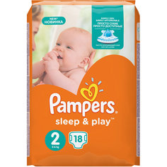 Подгузники Pampers Sleep &amp; Play, 3-6 кг., 18 шт.