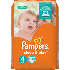 Подгузники Pampers Sleep &amp; Play Maxi, 8-14 кг., 14 шт.