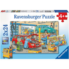 Пазл «Автостанция», 2х24 деталей, Ravensburger