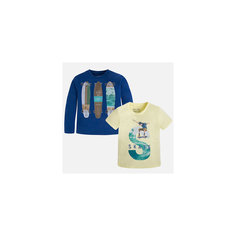 Комплект: футболка и футболка с длинным рукавом для мальчика Mayoral