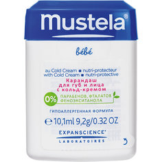 Карандаш  для губ и щечек с кольд- кремом 11мл, Mustela