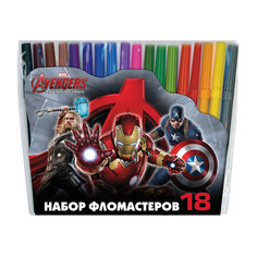 Фломастеры "Мстители-2", 18 цветов Erich Krause