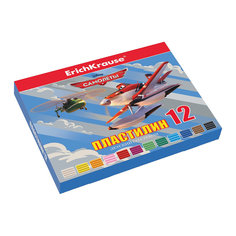 Пластилин 12 цветов Flying Planes, 216г, со стеком Erich Krause