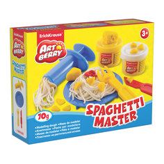 Набор для лепки: Пластилин на растительной основе Spaghetti Master 2 цвета по 35г Erich Krause