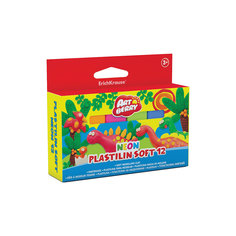 Пластилин мягкий Artberry NEON 12 цветов, 288г Erich Krause