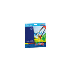 Цветные шестигранные акварельные карандаши AQUALINE, 24 цв. + кисточка Alpino