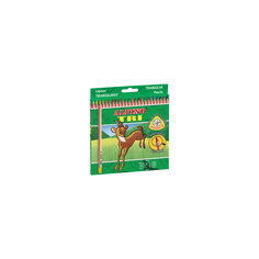Цветные трехгранные карандаши TRI, 24 цв. Alpino