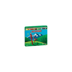 Цветные шестигранные карандаши, 24 цв. Alpino
