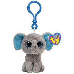 Мягкая игрушка "Брелок Слоненок Peanut, 12,7 см", Beanie Boos, Ty