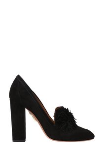 Замшевые туфли Wild Loafer Pump Aquazzura