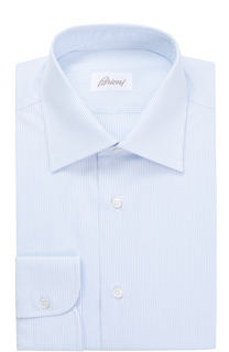 Хлопковая сорочка с воротником кент Brioni
