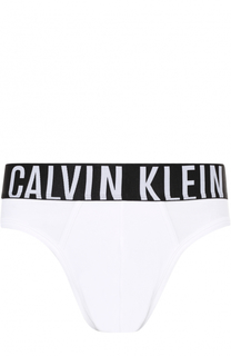 Хлопковые брифы с широкой резинкой Calvin Klein