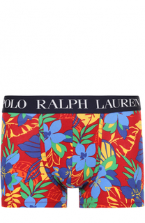Хлопковые боксеры с широкой резинкой и контрастным принтом Ralph Lauren