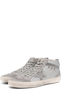 Комбинированные кеды Mid Star с аппликацией Golden Goose