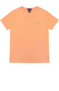Футболка джерси с логотипом бренда Polo Ralph Lauren