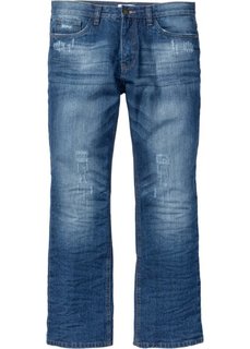 Джинсы Bootcut, cредний рост (N) (темно-синий) Bonprix