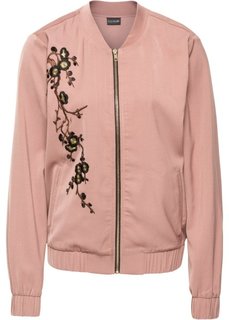 Блузон с вышивкой (темно-красный) Bonprix