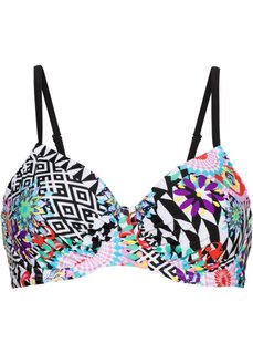 Верх купальника, чашка B (черный с рисунком) Bonprix