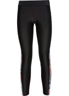 Купальные легинсы (черный с рисунком) Bonprix