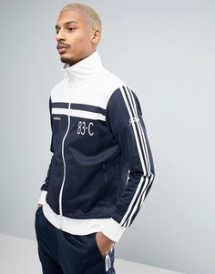 Синяя винтажная спортивная куртка adidas Originals 83-C BK5313 - Синий