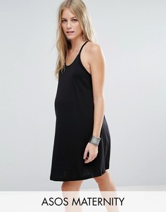 Сарафан на плетеных бретельках для беременных ASOS Maternity - Черный